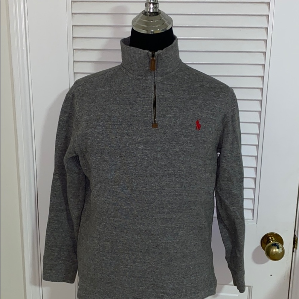 Ralph Lauren Polo French Turtleneck Zip-up Sweater